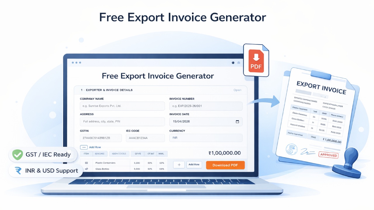 Free Export Invoice Generator